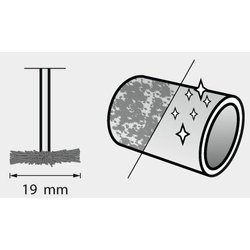 Průměr Dremel 428 drátěného kartáče 19 mm
