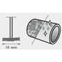 Průměr Dremel 428 drátěného kartáče 19 mm