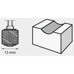 Průměr Dremel 432 brusného pásu
