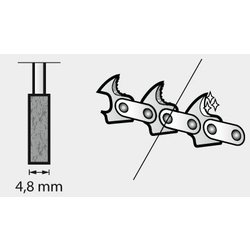 Průměr brousku Dremel 454