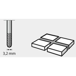 Průměr frézy Dremel 570