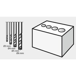 Dremel 636 průměry vrtáků