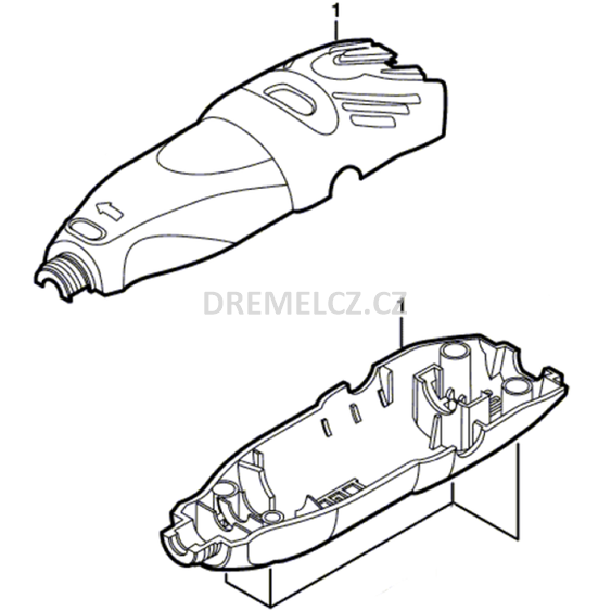 Dremel 300 - obal těla