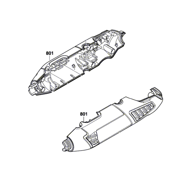 Dremel 4000 - vrchní díly těla