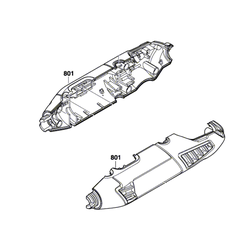 Dremel 4000 - vrchní díly těla