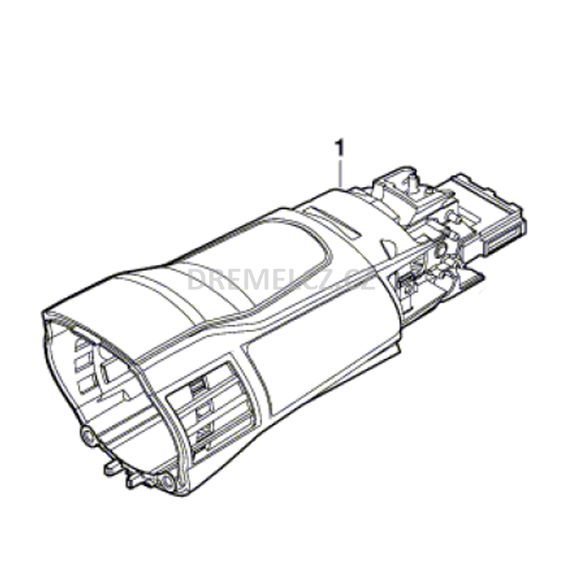 Dremel DSM20 - obal motoru