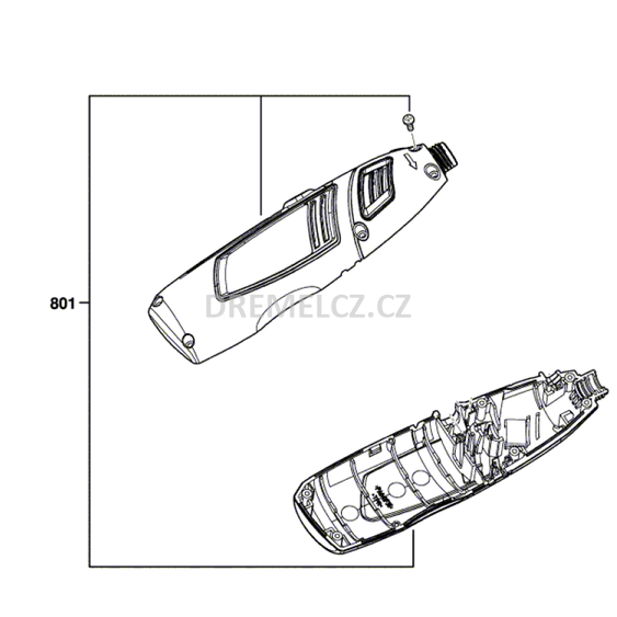 Dremel 7750 - kryt těla