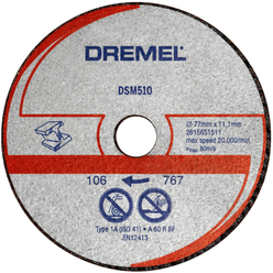Dremel DSM510 - 77mm dělicí kotouč kov