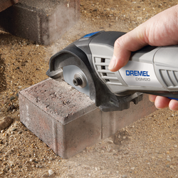 Ukázka použití Dremel DSM540 - 77mm diamantového kotouče na dlažby