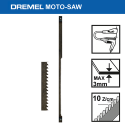Dremel MS53 - Pilový list - kov, 10 zubů/cm