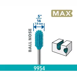 Dremel SC9954DM - Řezný bit Power Carving kuličkový tvar