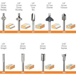 Frézovací bity Dremel